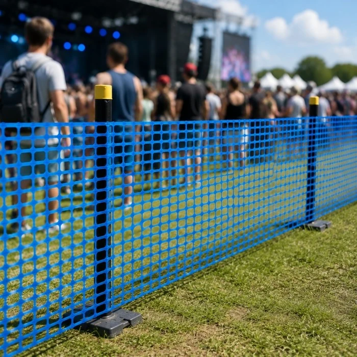 blue site barrier fence for events blue site barrier fence for events